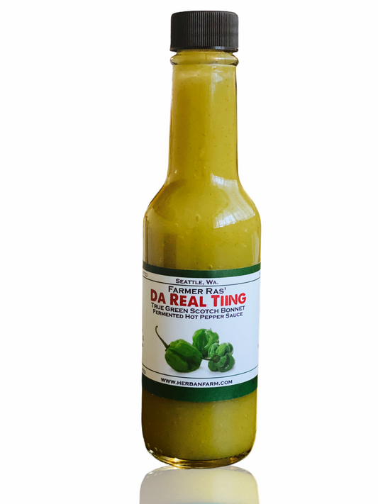 Da Real Tiing Hot Pepper Sauce (Green)